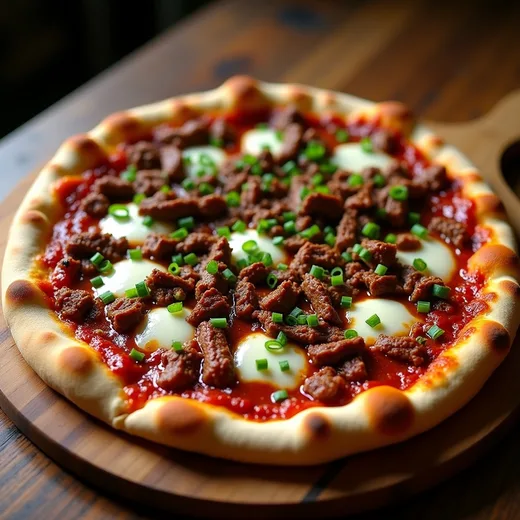 Pizza de costela